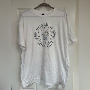 White Short Sleeve Tee Cinderella/Taylor Swift Mash Up Tee